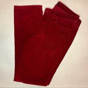 Brooks Brothers Red Corduroy Straight Leg Pants